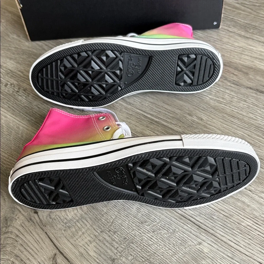 Converse All Star Kids Chuck Taylor Bright Ombré Sneakers Size 6 NEW